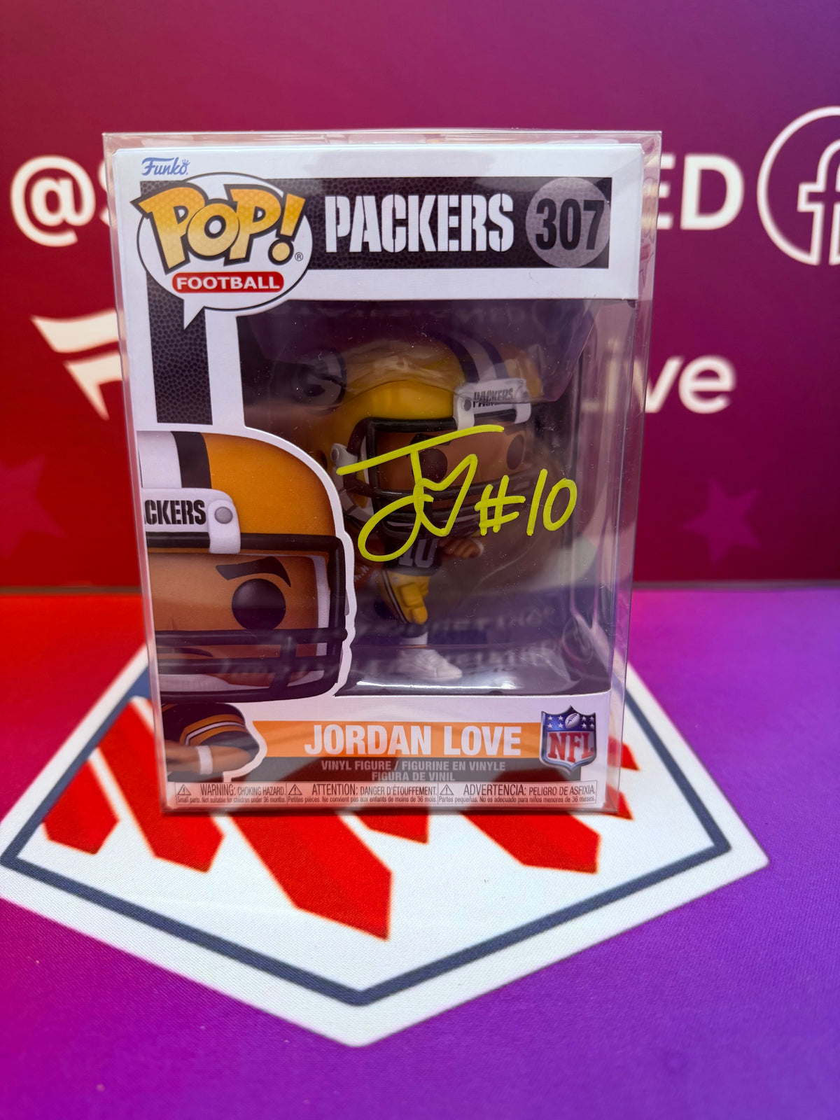 Jordan Love Green Bay Packers Funko Pop