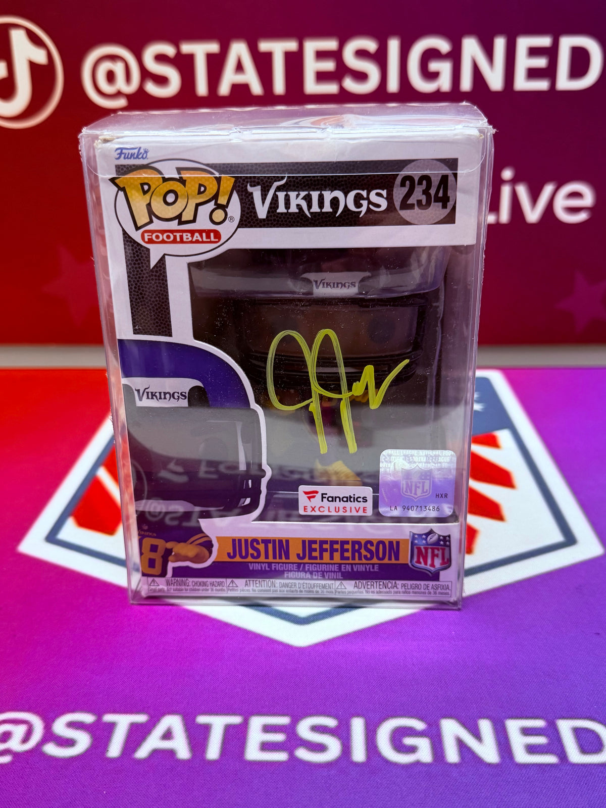 Justin Jefferson Minnesota Vikings Funko Pop