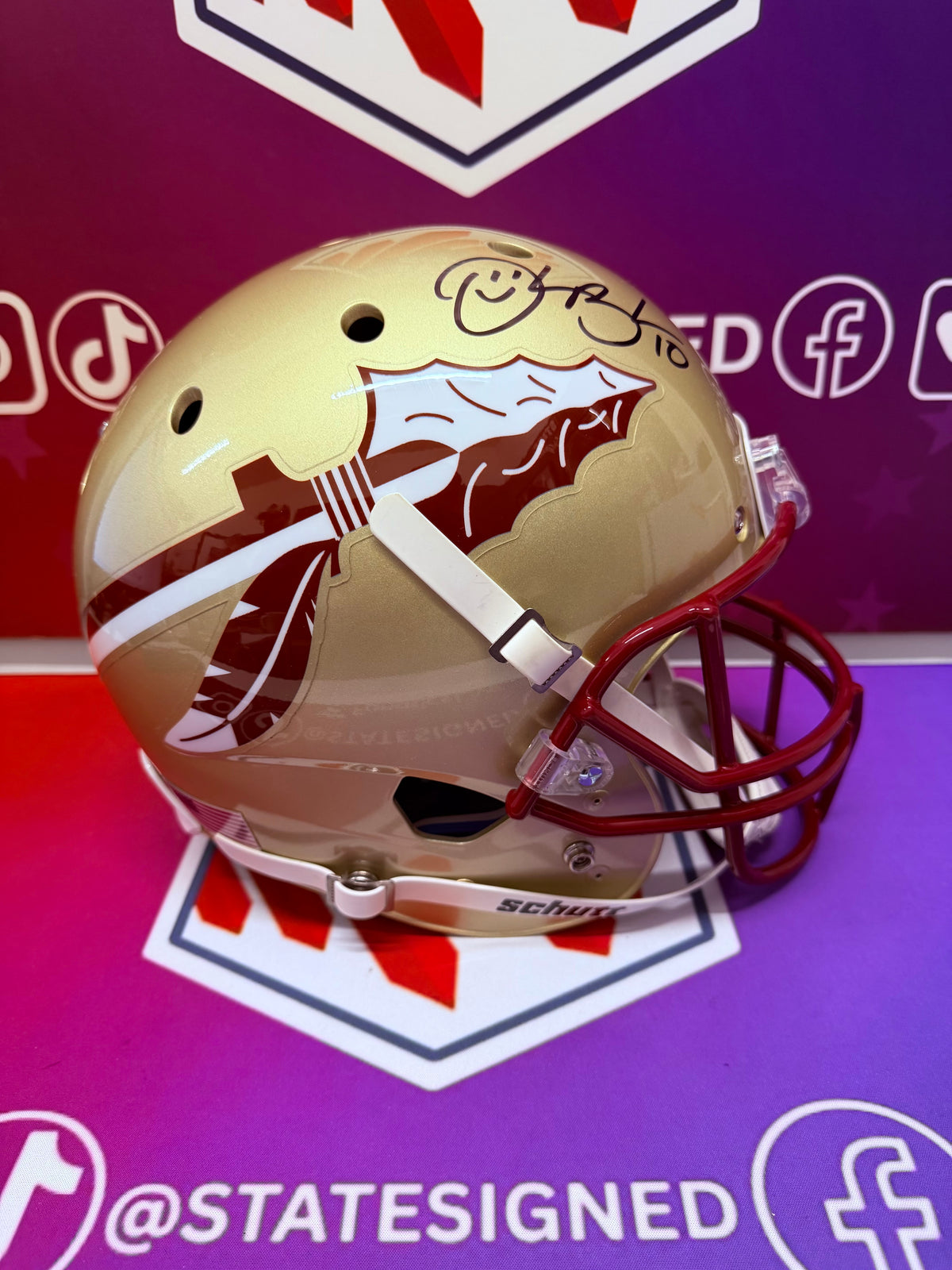 Derrick Brooks Florida State Seminoles Full Size Replica Helmet