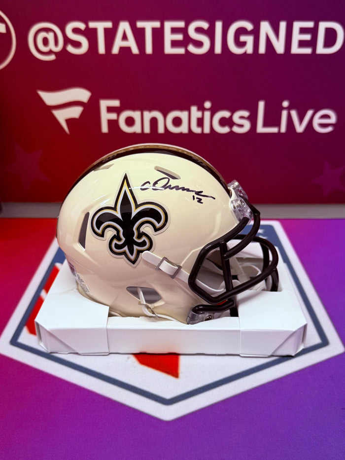 Chris Olave New Orleans Saints Retro Mini Helmet