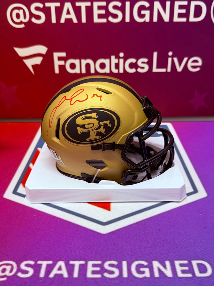 Fred Warner San Francisco 49ers Rave Mini Helmet