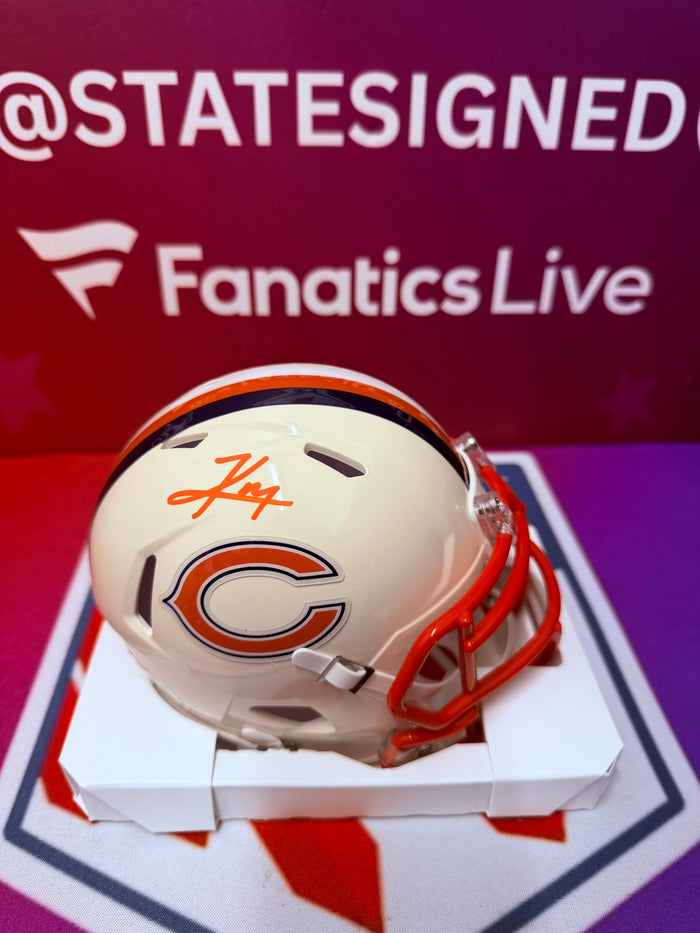 Kyle Monangai Chicago Bears Retro Mini Helmet
