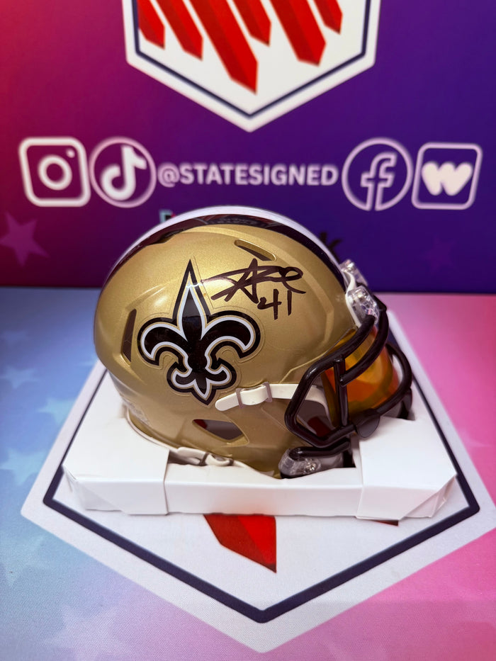 Alvin Kamara New Orleans Saints Speed Mini Helmet