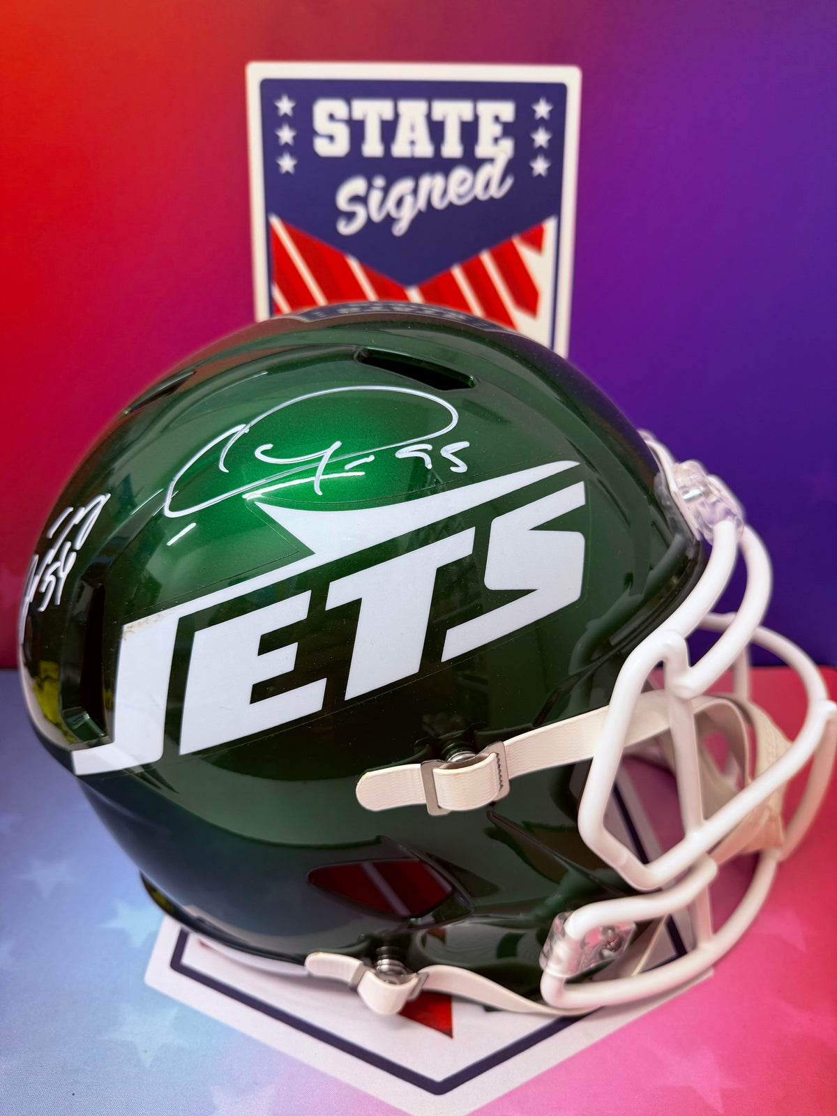 Quinnen & Quincy Williams New York Jets Full Size Replica Helmet