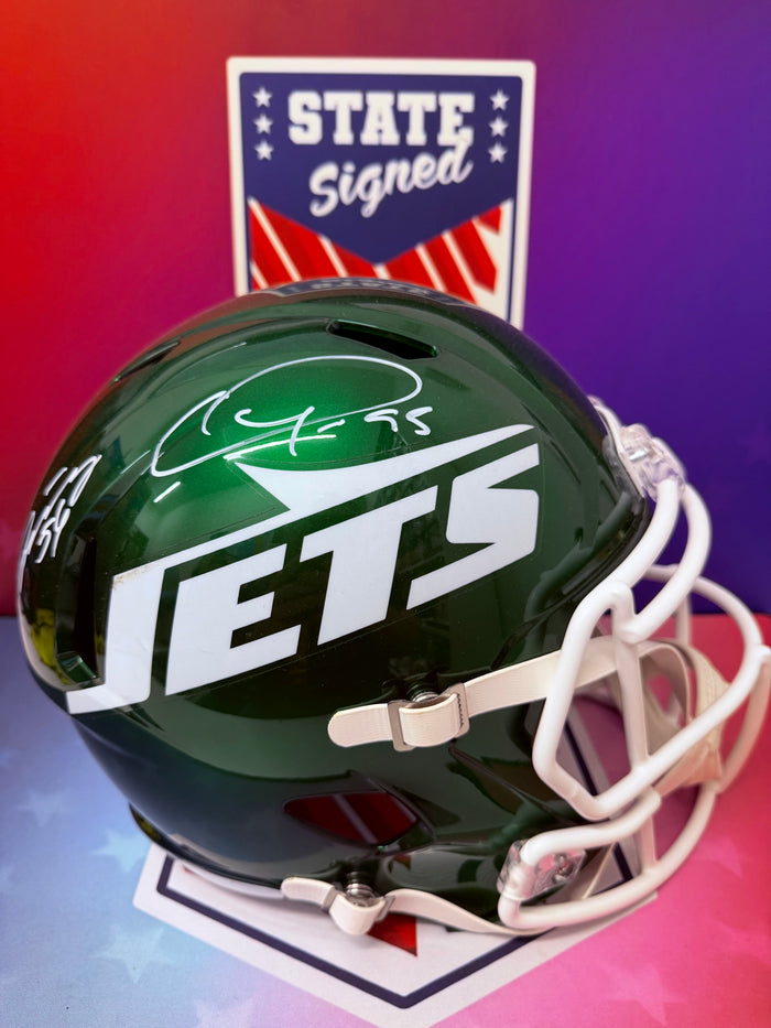 Quinnen & Quincy Williams New York Jets Full Size Replica Helmet