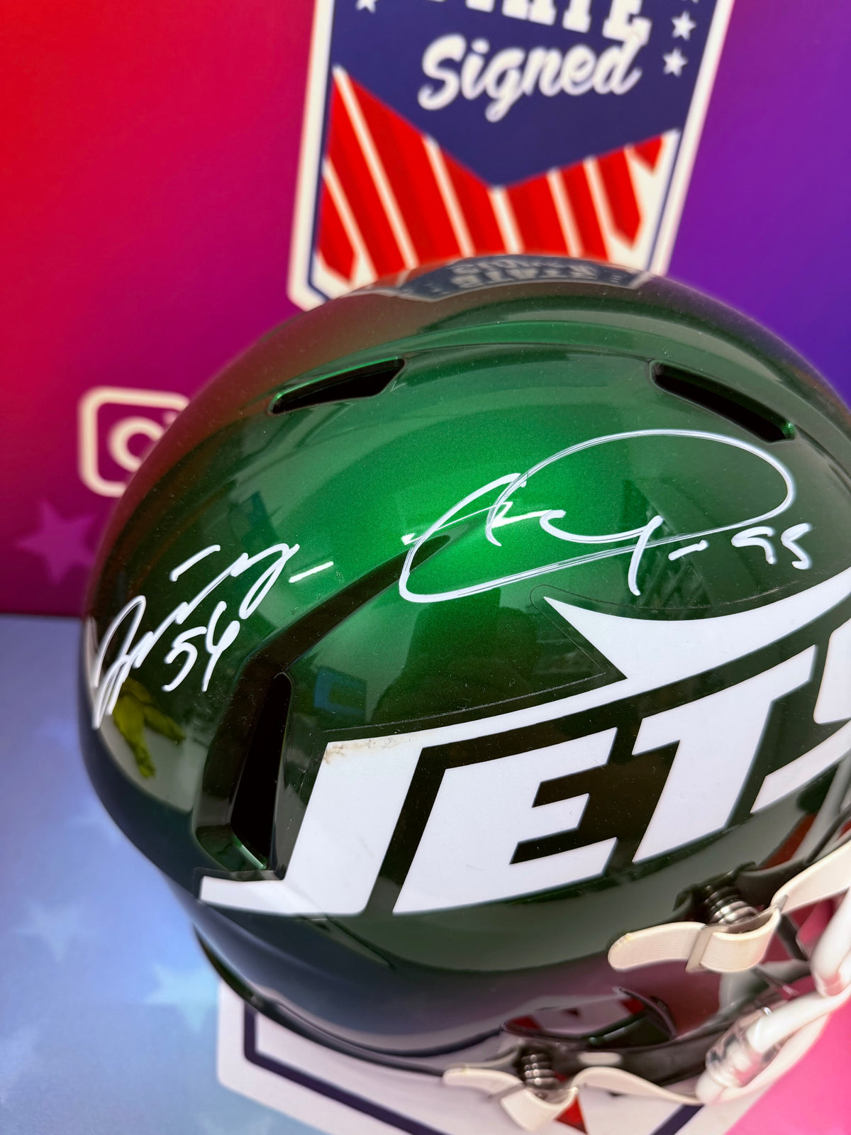 Quinnen & Quincy Williams New York Jets Full Size Replica Helmet
