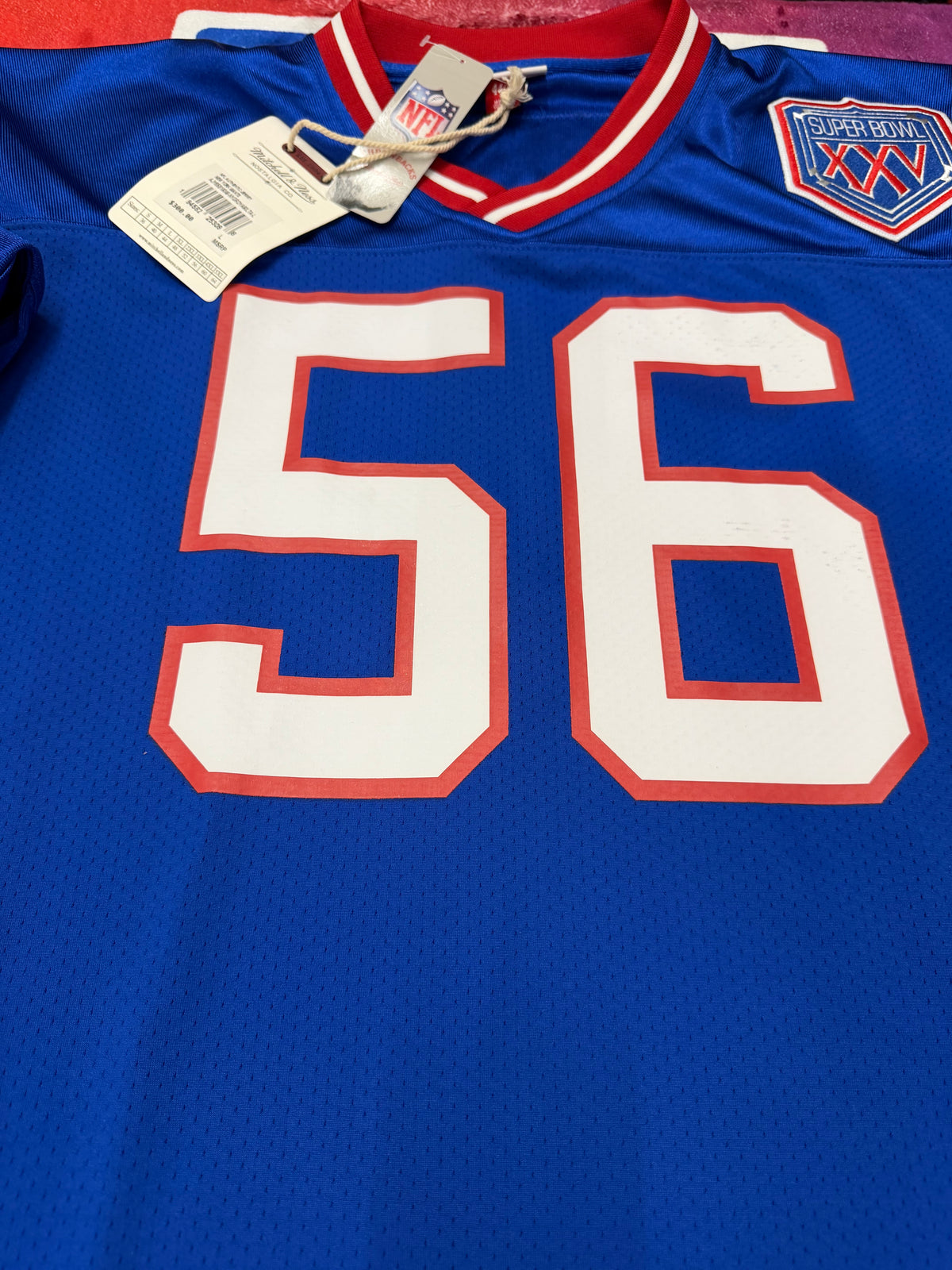 Lawrence Taylor Mitchell & Ness Authentic Jersey with HOF 99 Inscription