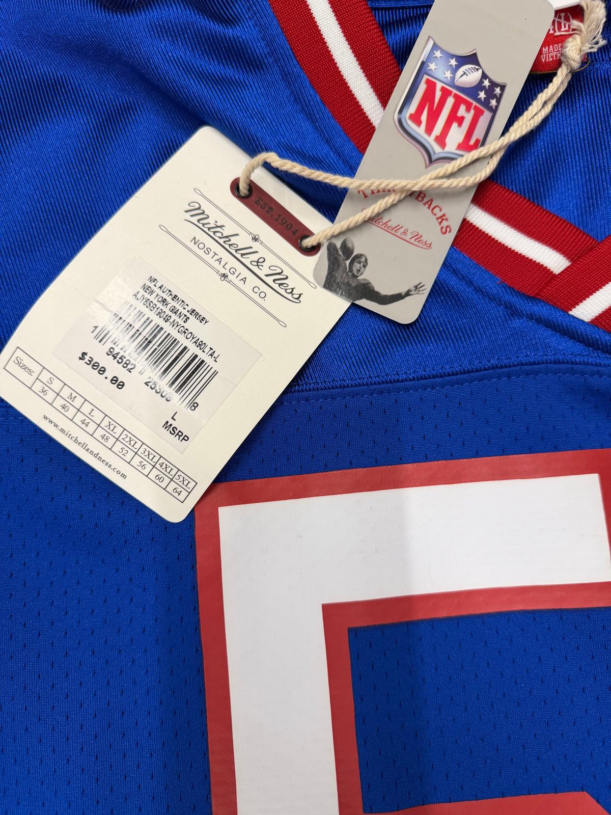 Lawrence Taylor Mitchell & Ness Authentic Jersey with HOF 99 Inscription