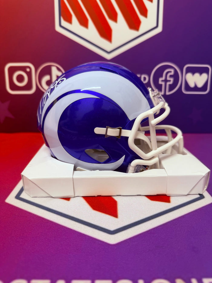 Myles Garrett Los Angeles Rams 2026 Alternate Mini Helmet