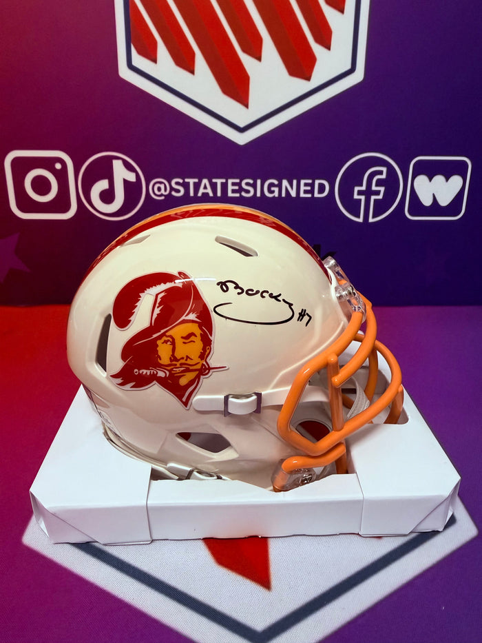 Bucky Irving Tampa Bay Buccaneers Retro Mini Helmet