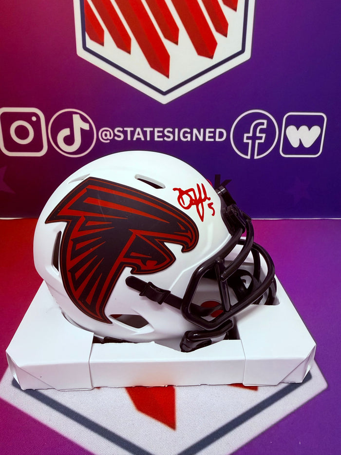 Drake London Atlanta Falcons Lunar Eclipse Mini Helmet