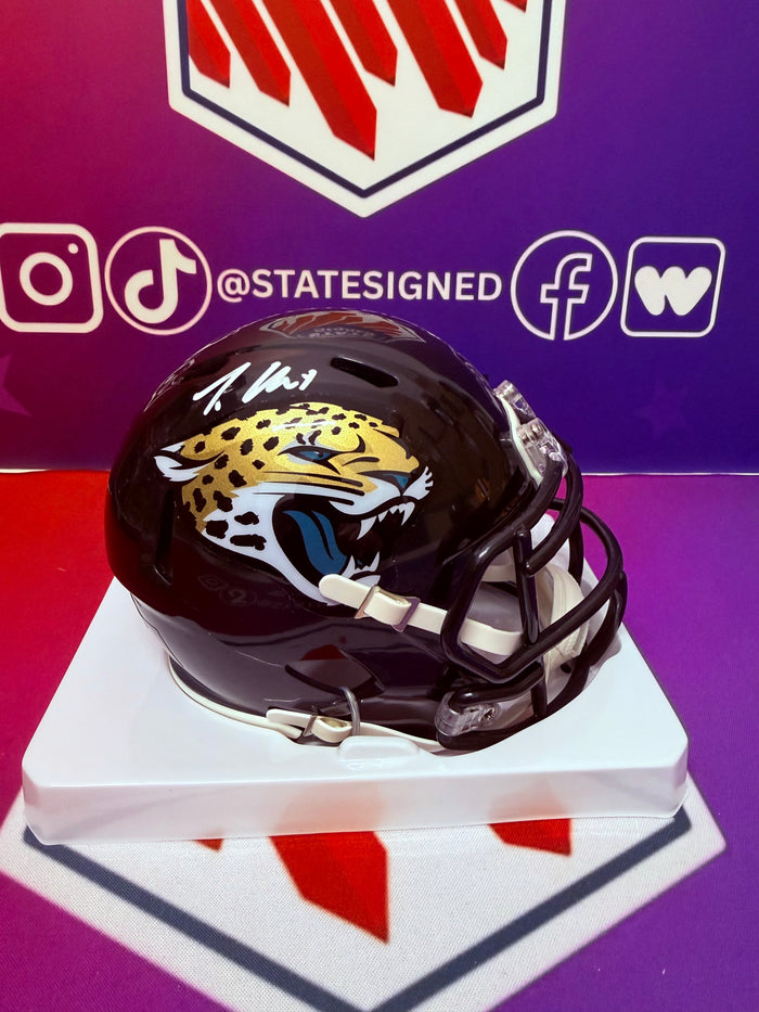Travis Hunter Jacksonville Jaguars Speed Mini Helmet