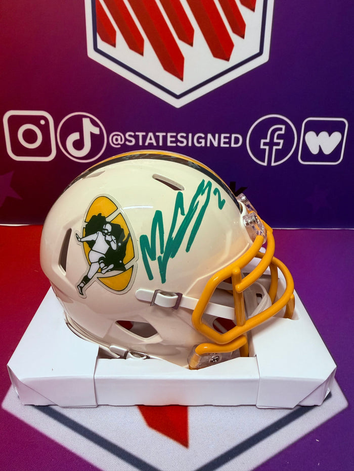 Mason Crosby Green Bay Packers Retro Mini Helmet