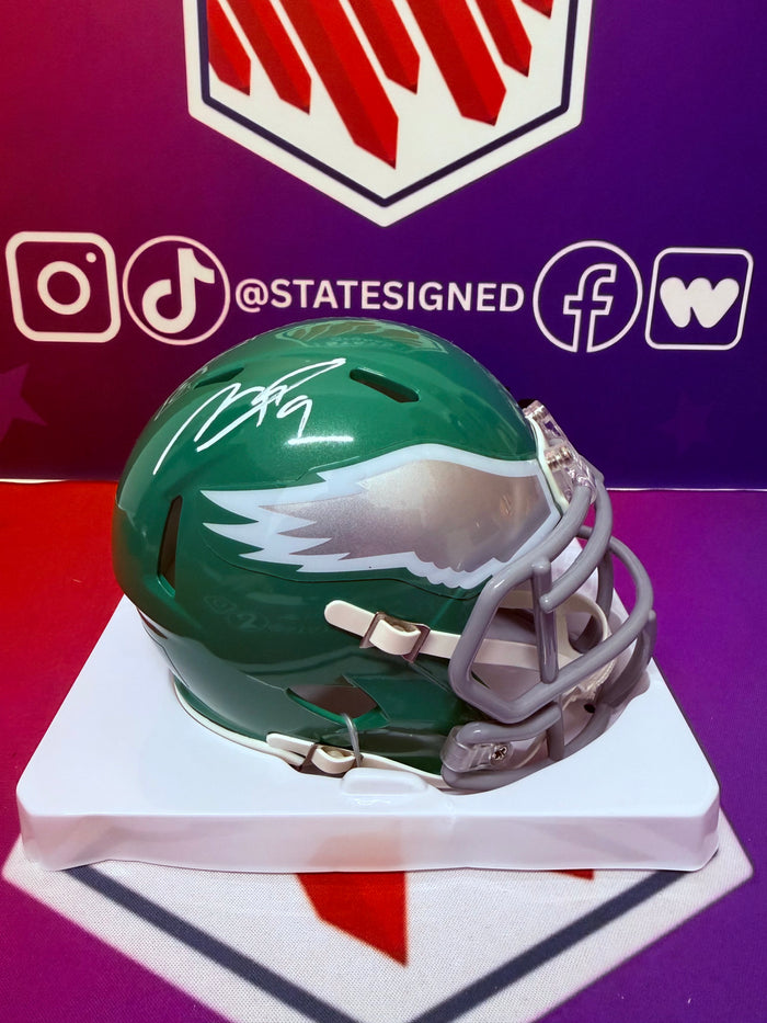 Makai Lemon Philadelphia Eagles Kelly Green Mini Helmet